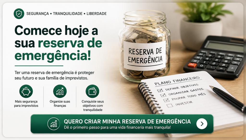 Como criar uma reserva de emergência começando do zero